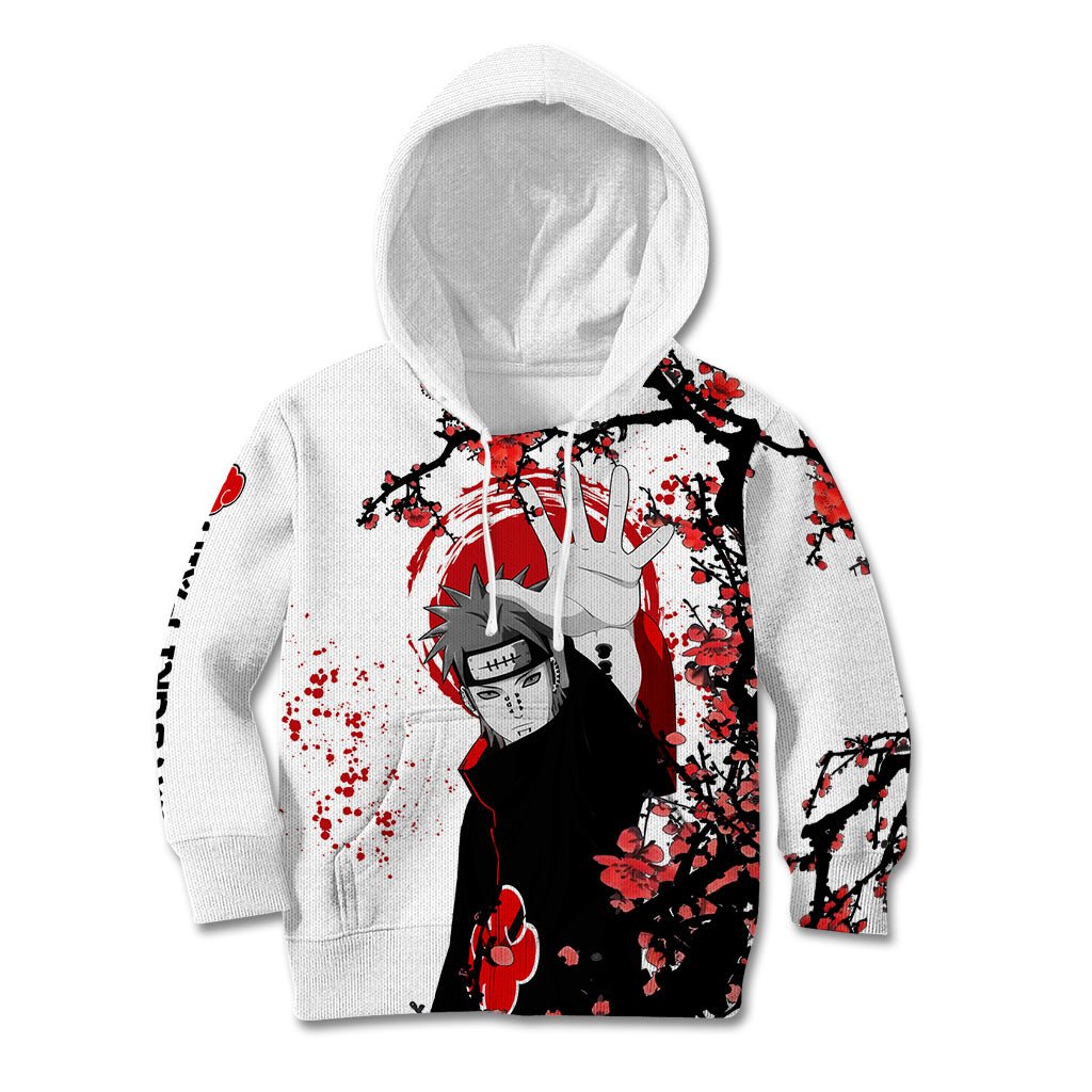 Akatsuki Pain - Anime Japan Styles Kid Hoodie TS04 - The Mazicc - Hoodie - Toddler 2T - White