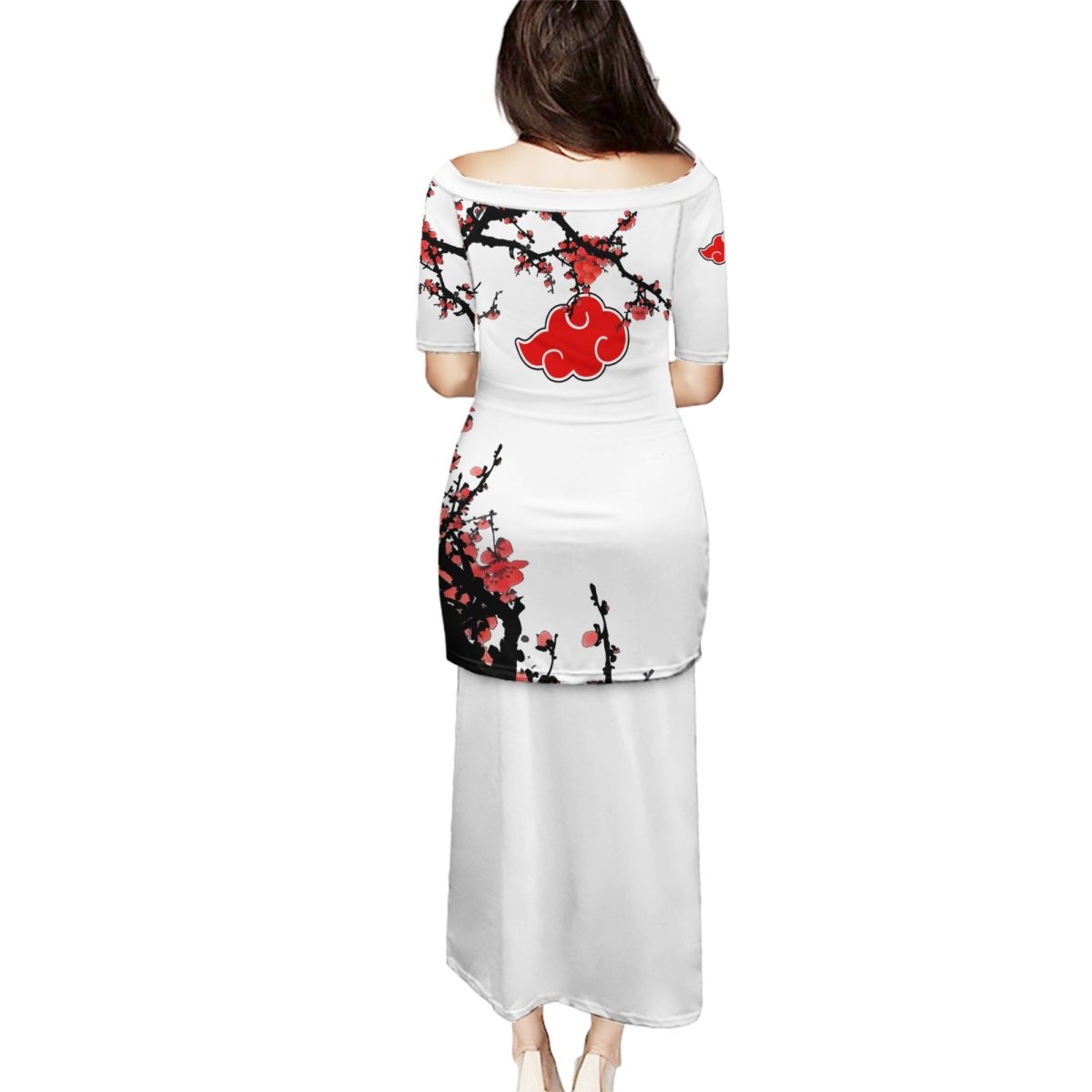 Akatsuki Pain - Anime Japan Styles Puletasi TS04 - The Mazicc - Long Dress - S - White