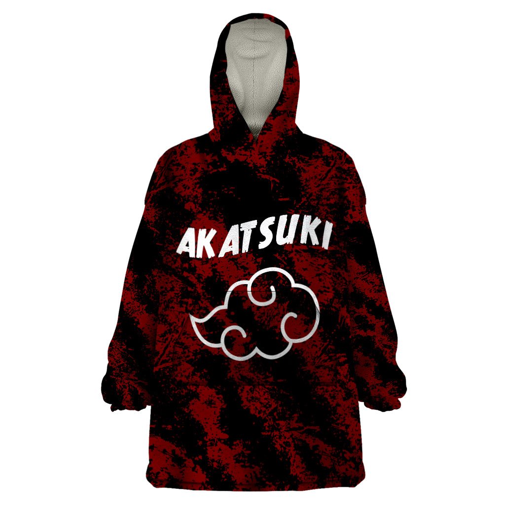 Akatsuki Pain - Anime Tie - Dye Style Wearable Blanket Hoodie TS04 - The Mazicc - Adult - One Size - Multicolor