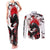 Akatsuki Sasori - Japan Style Anime Couples Matching Tank Maxi Dress and Long Sleeve Button Shirt TS04 - The Mazicc - S - S - White