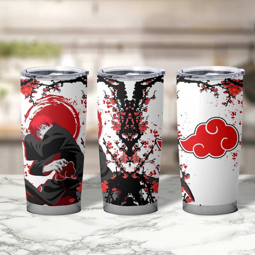 Akatsuki Sasori Tumbler Cup Japan Style Anime TS04 - The Mazicc - 20oz - White -