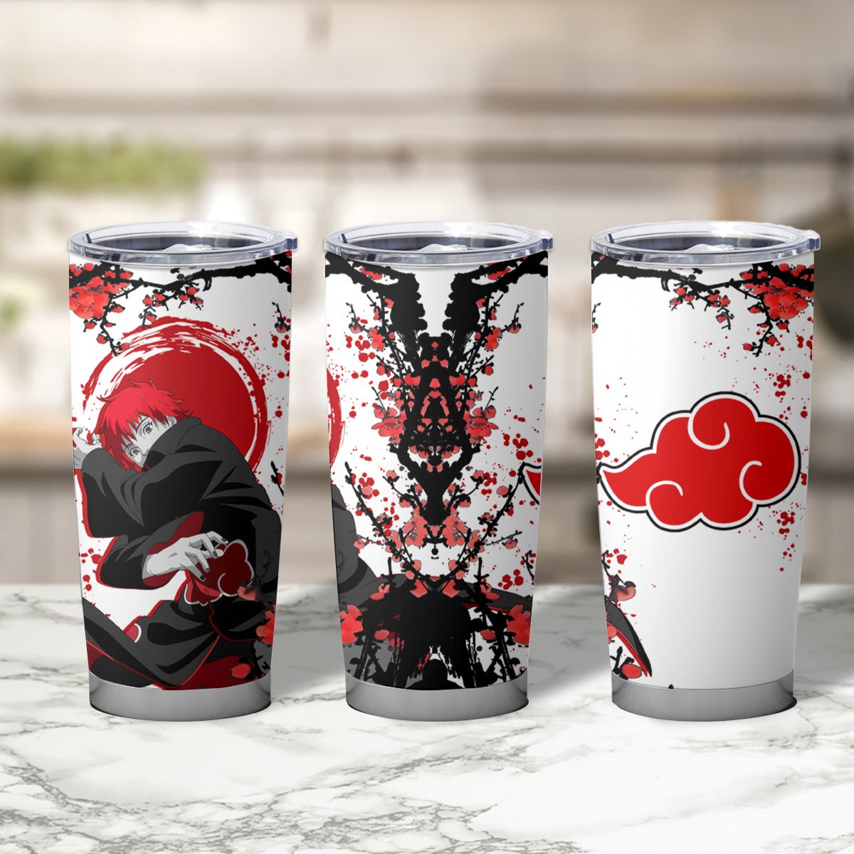 Akatsuki Sasori Tumbler Cup Japan Style Anime TS04 - The Mazicc - 20oz - White -