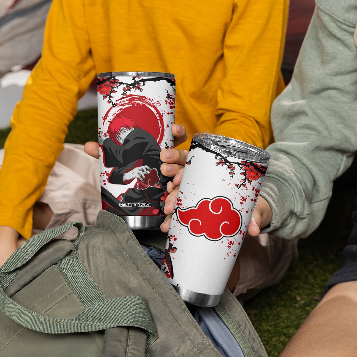 Akatsuki Sasori Tumbler Cup Japan Style Anime TS04 - The Mazicc - 20oz - White -
