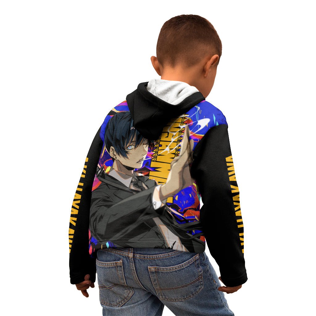 Aki Hayakawa Kid Hoodie Chainsaw Man TS04 - The Mazicc - Zip Hoodie - Toddler 2T - Black