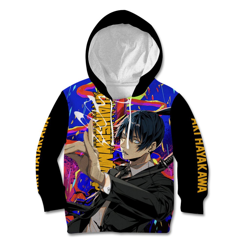 Aki Hayakawa Kid Hoodie Chainsaw Man TS04 - The Mazicc - Hoodie - Toddler 2T - Black