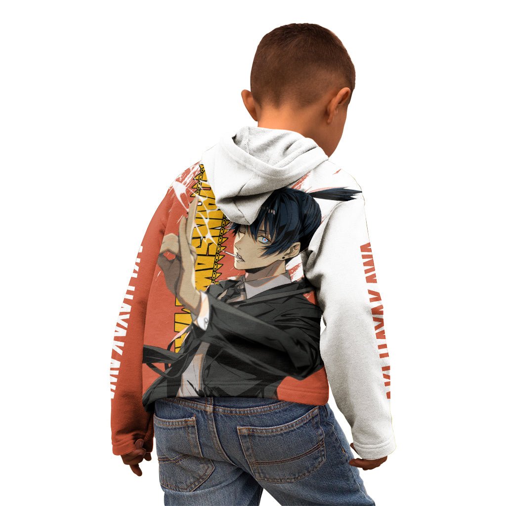 Aki Hayakawa Kid Hoodie Chainsaw Man TS04 - The Mazicc - Zip Hoodie - Toddler 2T - Multicolor