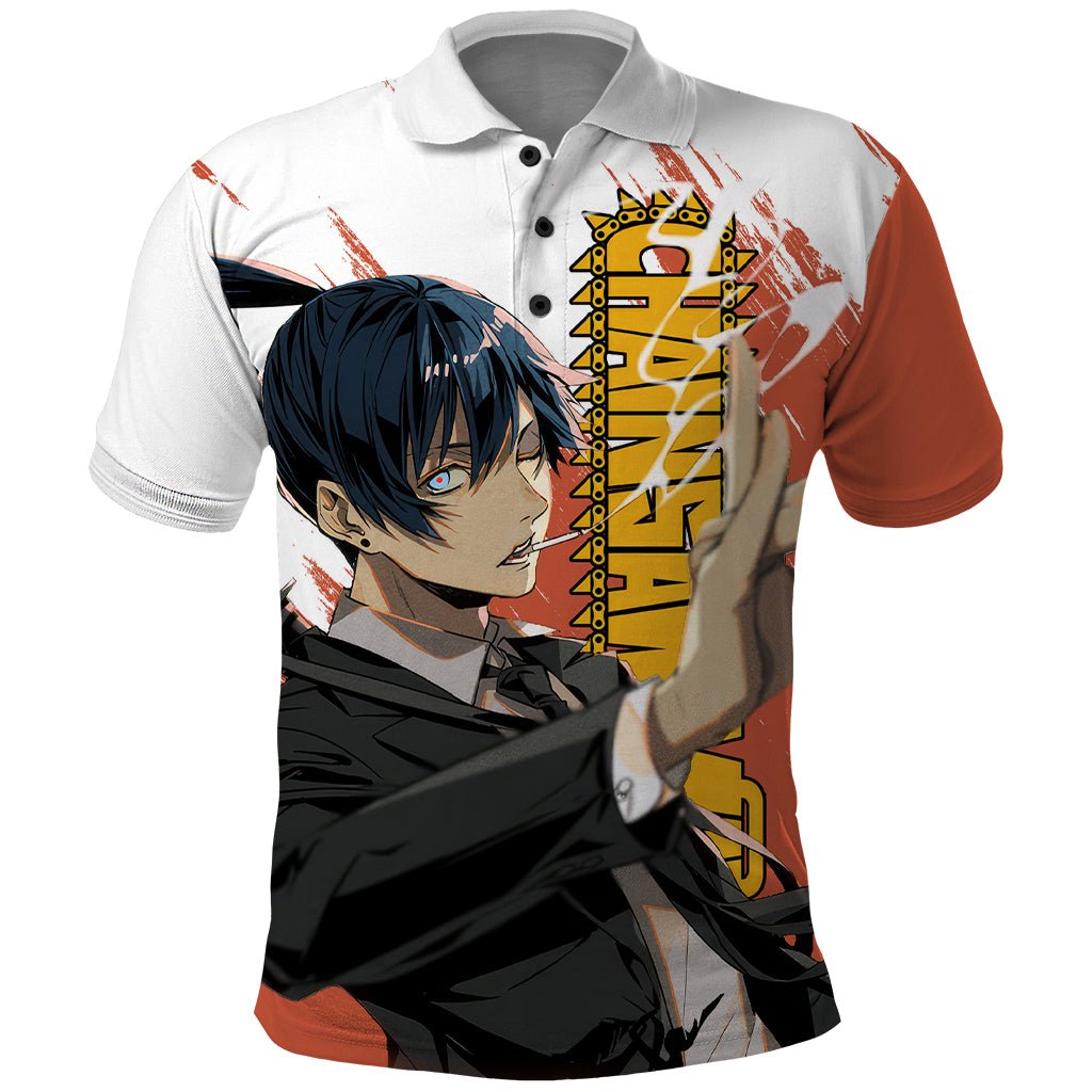 Aki Hayakawa Polo Shirt Chainsaw Man TS04 - The Mazicc - Adult - S - Multicolor