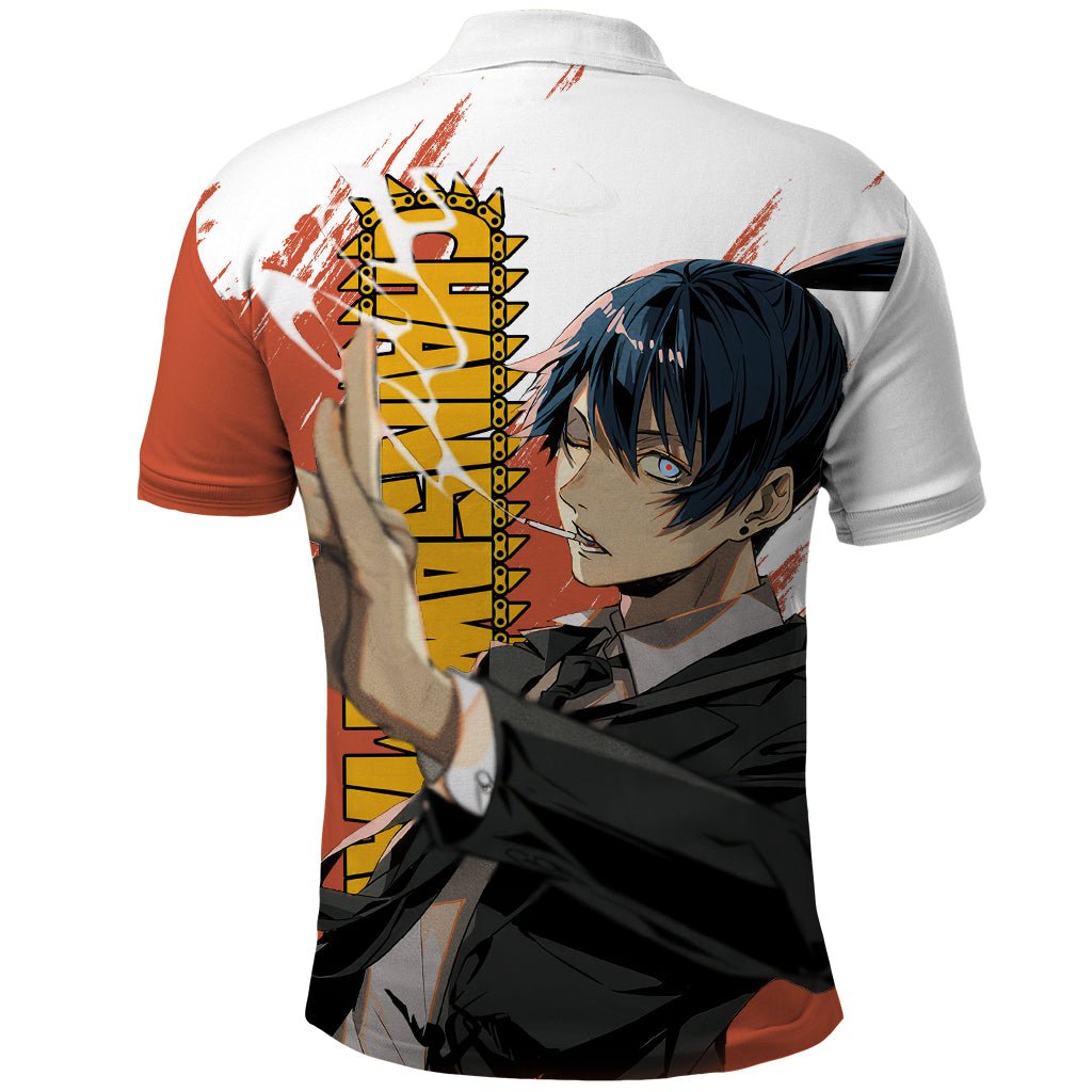 Aki Hayakawa Polo Shirt Chainsaw Man TS04 - The Mazicc - Adult - S - Multicolor