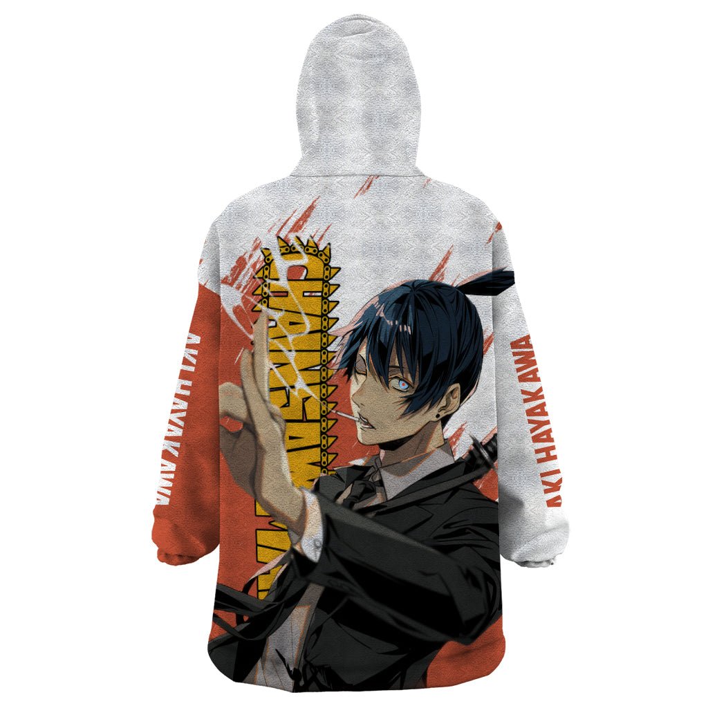 Aki Hayakawa Wearable Blanket Hoodie Chainsaw Man TS04 - The Mazicc - Adult - One Size - Multicolor