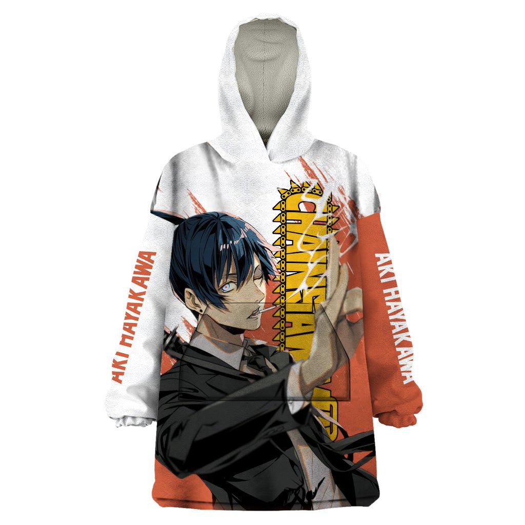 Aki Hayakawa Wearable Blanket Hoodie Chainsaw Man TS04 - The Mazicc - Adult - One Size - Multicolor
