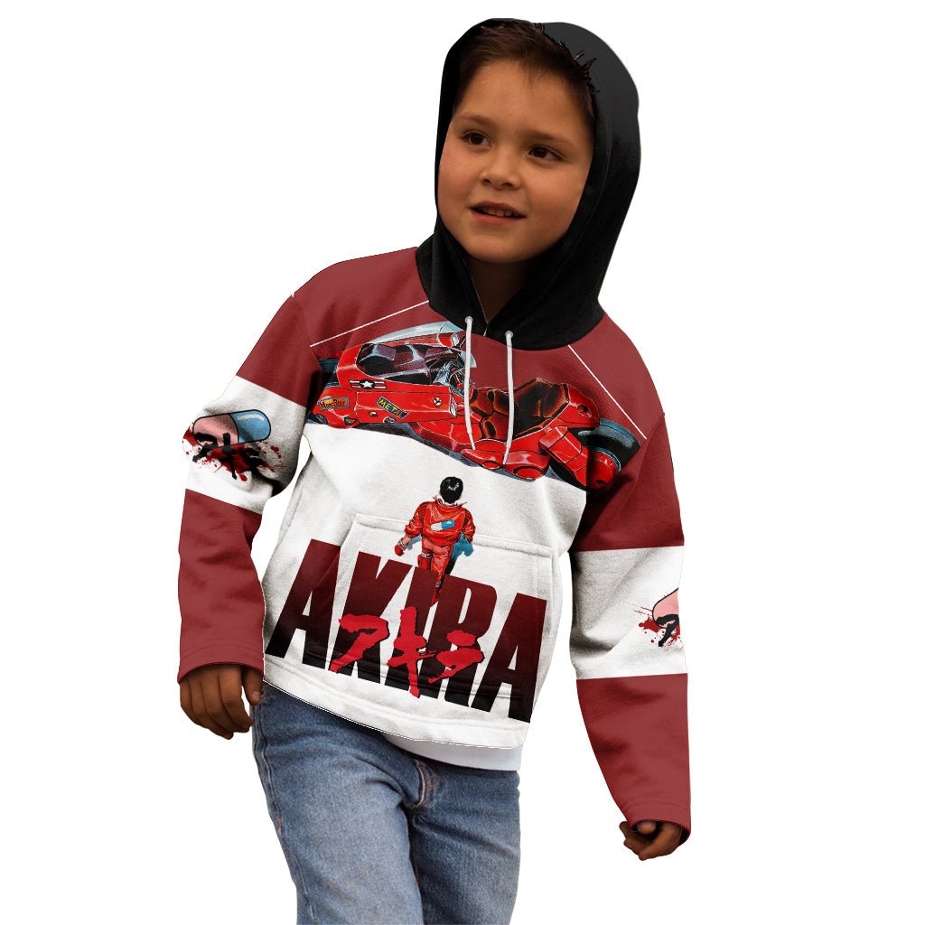 Akira Shotaro Kaneda Kid Hoodie TS04 - The Mazicc - Zip Hoodie - Toddler 2T - Multicolor