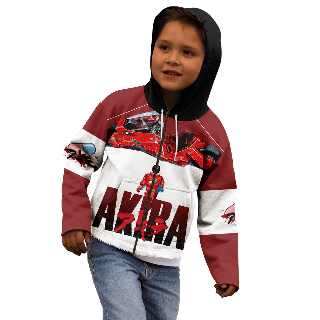 Akira Shotaro Kaneda Kid Hoodie TS04 - The Mazicc - Zip Hoodie - Toddler 2T - Multicolor