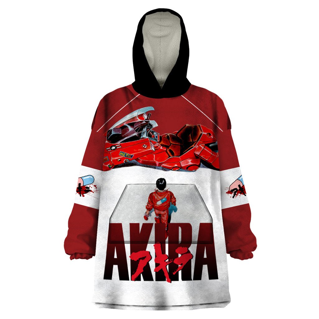 Akira Shotaro Kaneda Wearable Blanket Hoodie TS04 - The Mazicc - Adult - One Size - Multicolor
