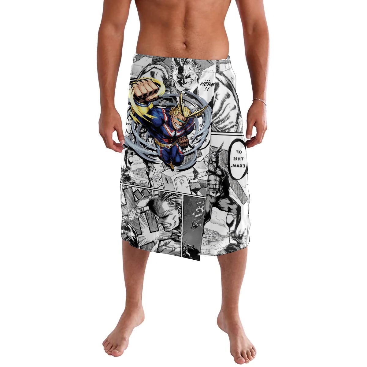 All Might Lavalava Manga Style TS04 - The Mazicc - S - Multicolor -