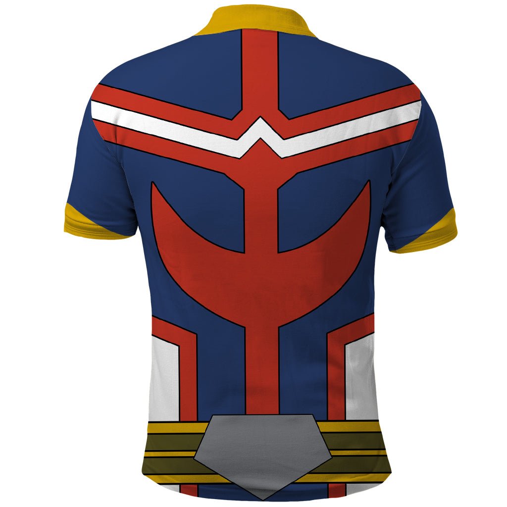 All Might Polo Shirt My Hero Academia TS04 - The Mazicc - Adult - S - Multicolor