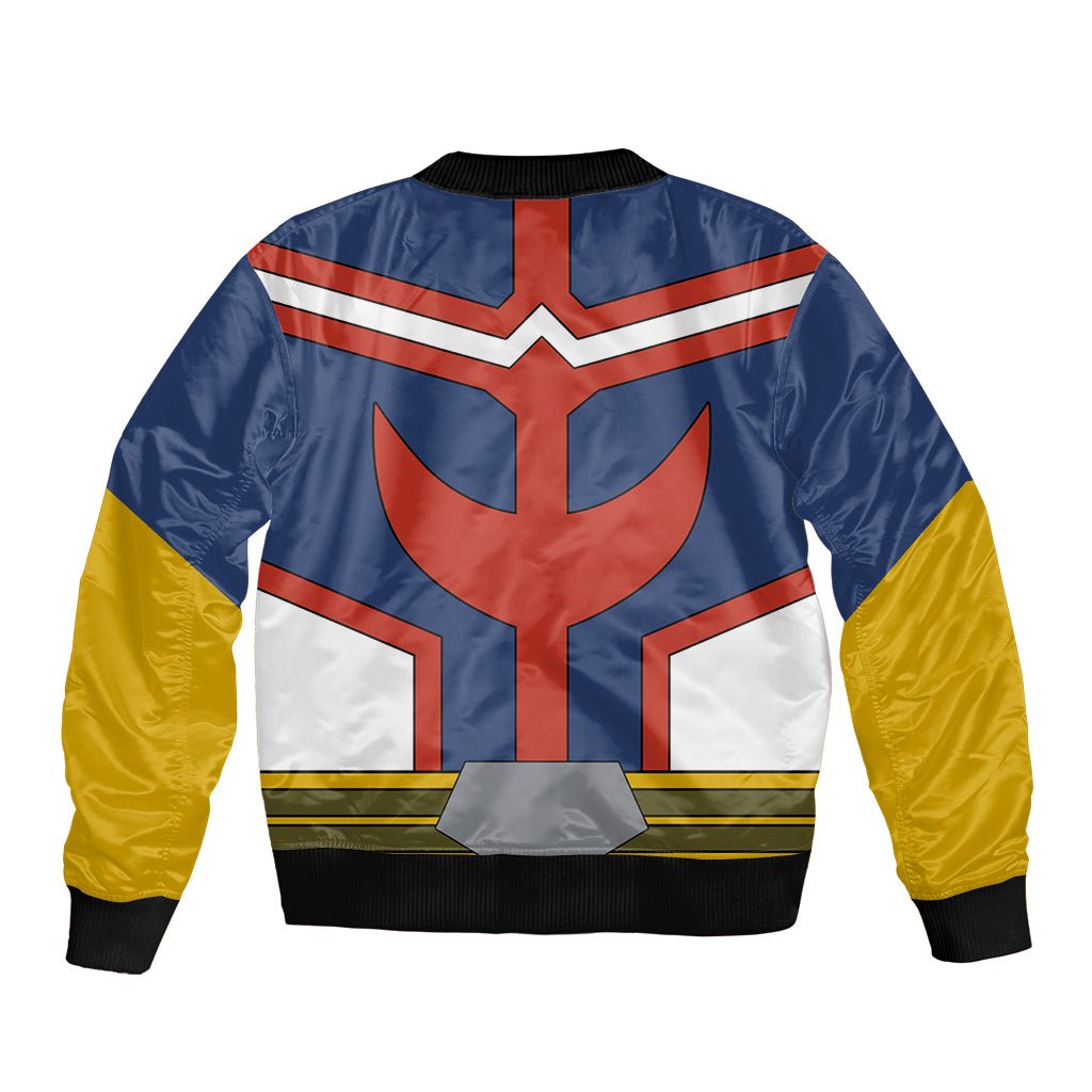 All Might Uniform Bomber Jacket My Hero Academia TS04 - The Mazicc - Unisex - S - Multicolor