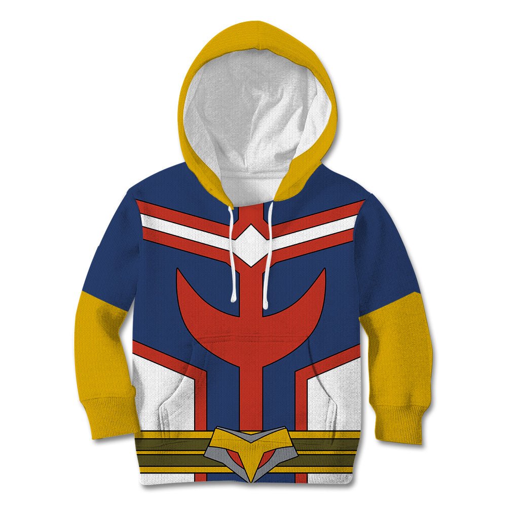 All Might Uniform Kid Hoodie My Hero Academia TS04 - The Mazicc - Hoodie - Toddler 2T - Multicolor