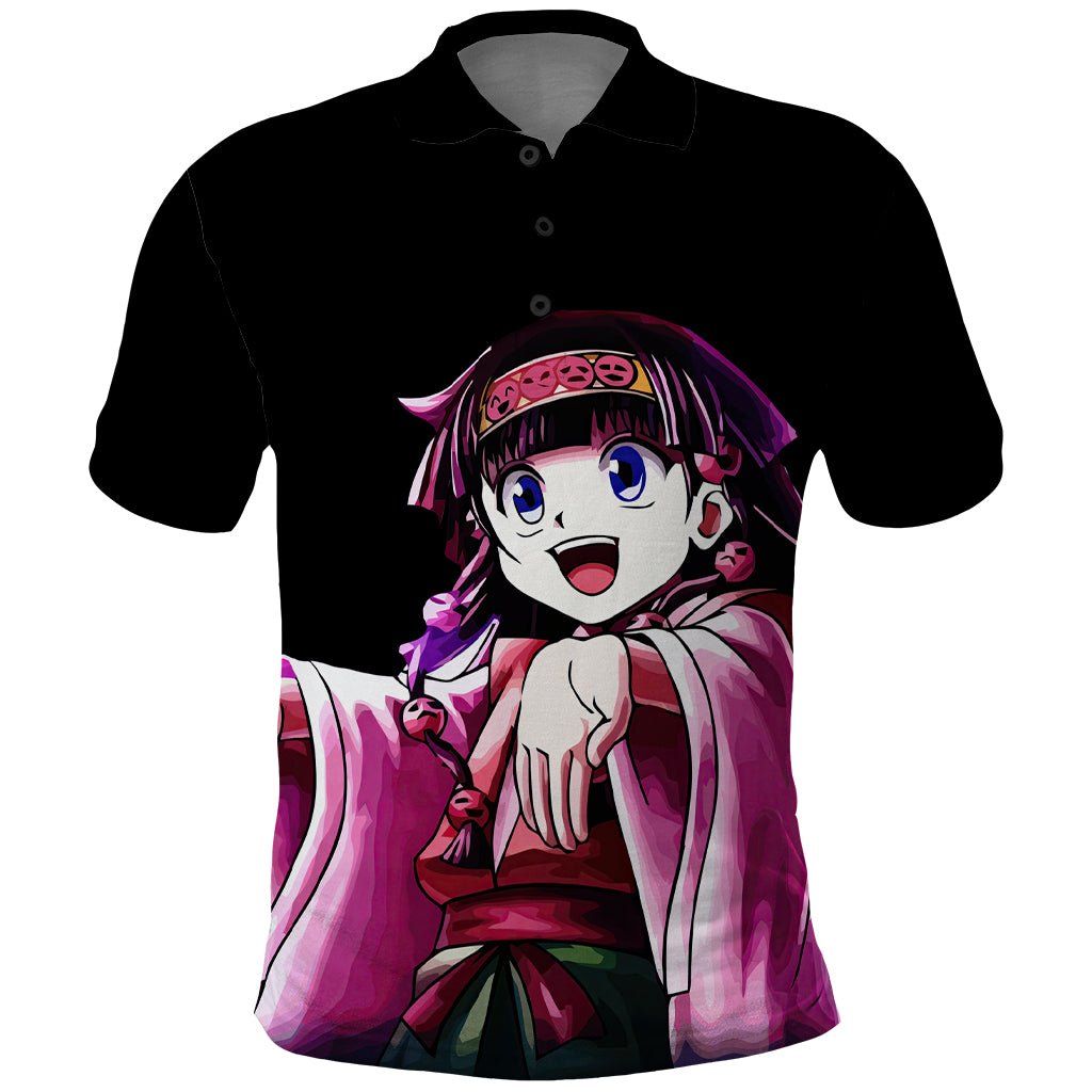 Alluka Zoldyck Hunter X Hunter Polo Shirt Anime Style TS04 - The Mazicc - Adult - S - Black