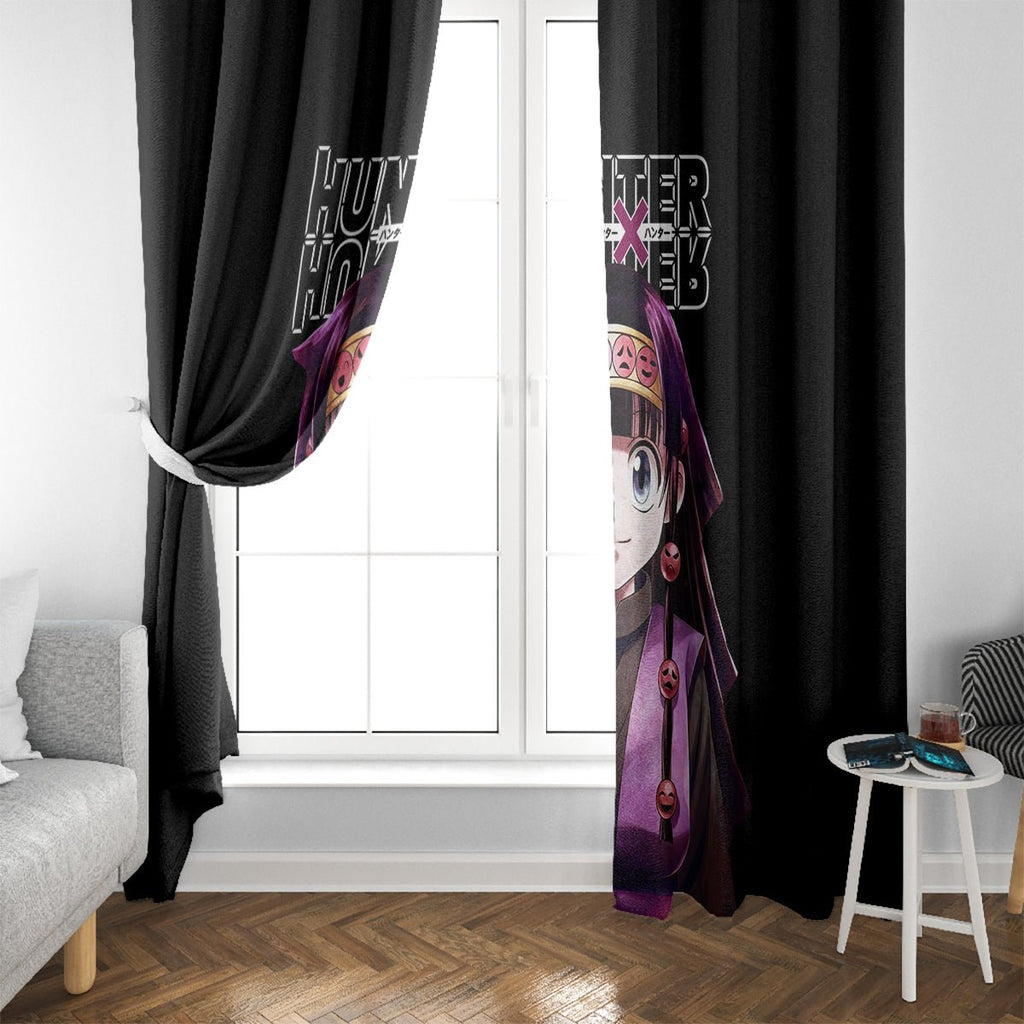 Alluka Zoldyck Hunter X Hunter Window Curtain Anime Style TS04 - The Mazicc - With Hooks - 107cm x 213cm - Black