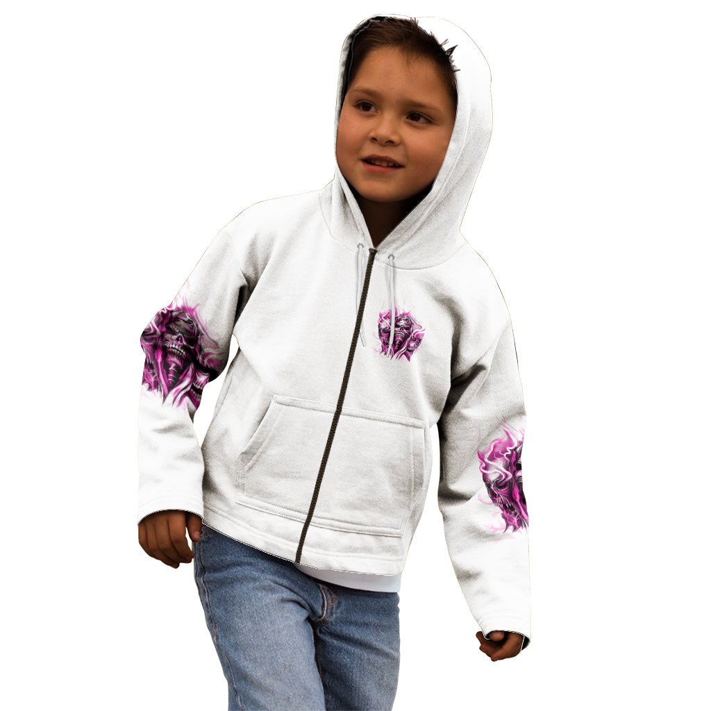 Always A Strong Women Skull Kid Hoodie TS04 - The Mazicc - Zip Hoodie - Toddler 2T - Multicolor