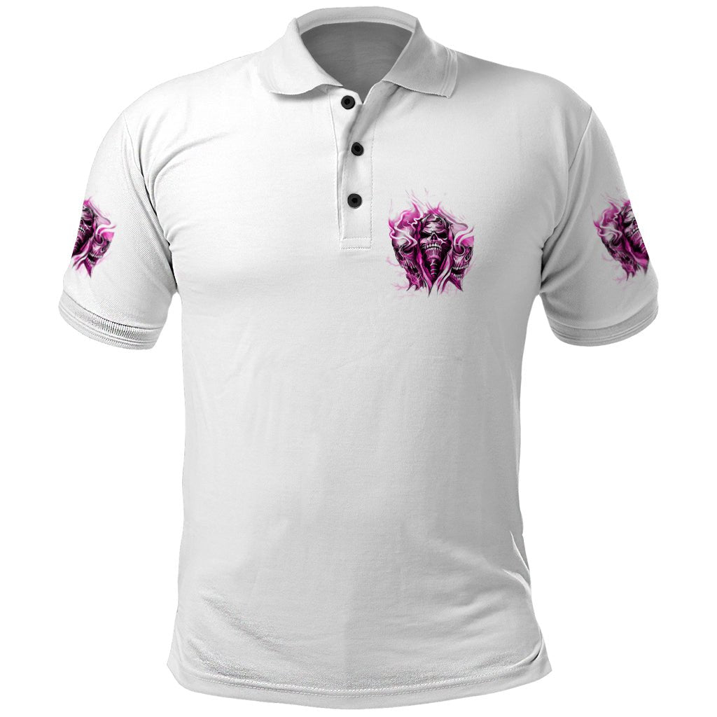 Always A Strong Women Skull Polo Shirt TS04 - The Mazicc - Adult - S - Multicolor