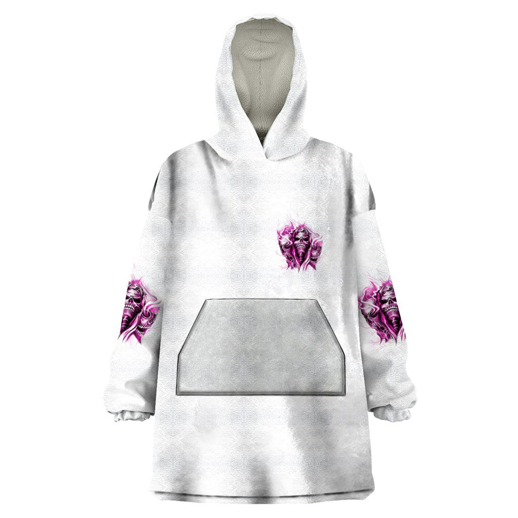 Always A Strong Women Skull Wearable Blanket Hoodie TS04 - The Mazicc - Adult - One Size - Multicolor