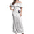 America Jeep Off Shoulder Maxi Dress I'm The Black Jeep Of The Family DT01 - The Mazicc - Women - S - White