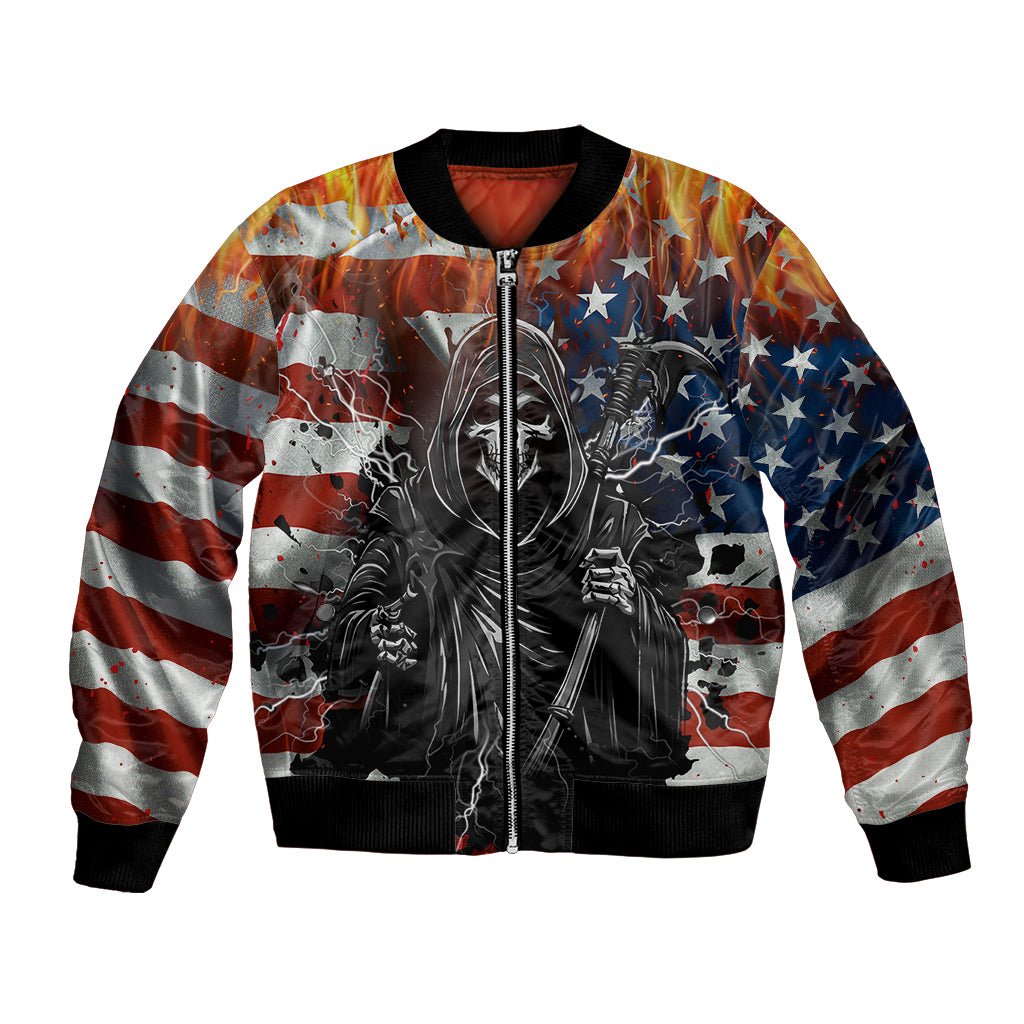 America Live It Love it Or Get the Hell Out Bomber Jacket TS04 - The Mazicc - Unisex - S - Multicolor