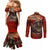 America Live It - Love It Or Get The Hell Out Couples Matching Mermaid Dress and Long Sleeve Button Shirts TS04 - The Mazicc - S - S - Multicolor