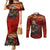 America Live It - Love It Or Get The Hell Out Couples Matching Mermaid Dress and Long Sleeve Button Shirts TS04 - The Mazicc - S - S - Multicolor