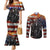America Live It Love it Or Get the Hell Out Couples Matching Mermaid Dress and Long Sleeve Button Shirts TS04 - The Mazicc - S - S - Multicolor