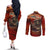 America Live It - Love It Or Get The Hell Out Couples Matching Off The Shoulder Long Sleeve Dress and Long Sleeve Button Shirts TS04 - The Mazicc - S - S - Multicolor
