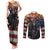 America Live It Love it Or Get the Hell Out Couples Matching Tank Maxi Dress and Long Sleeve Button Shirts TS04 - The Mazicc - S - S - Multicolor