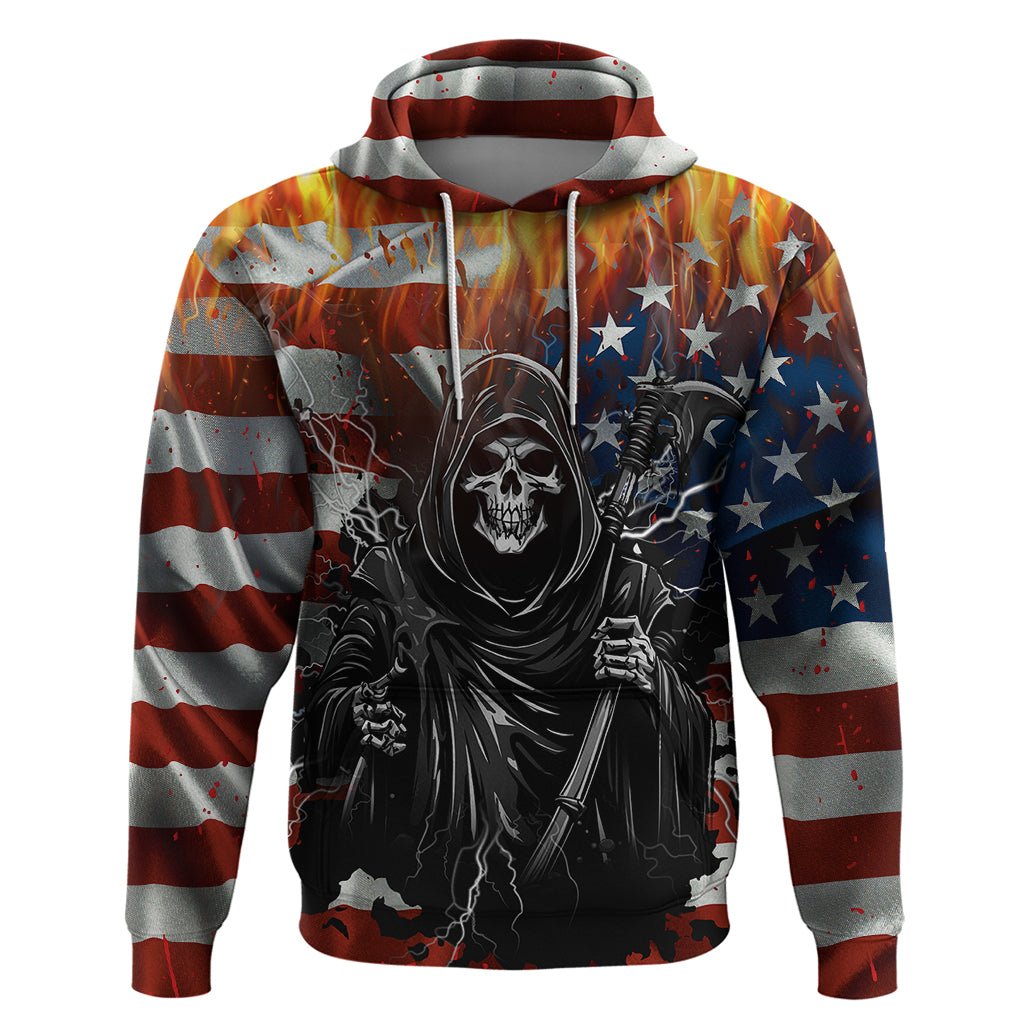 America Live It Love it Or Get the Hell Out Hoodie TS04 - The Mazicc - Pullover Hoodie - S - Multicolor
