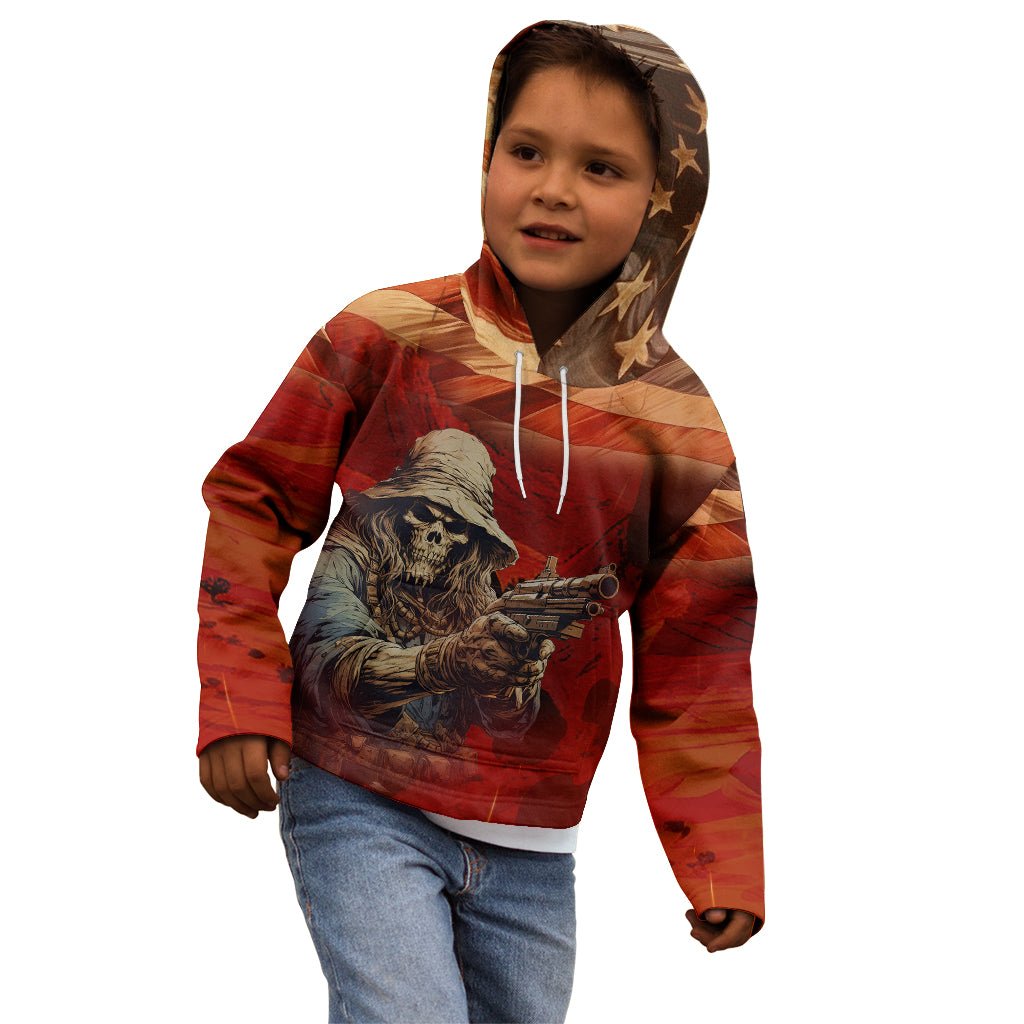 America Live It - Love It Or Get The Hell Out Kid Hoodie TS04 - The Mazicc - Hoodie - Toddler 2T - Multicolor