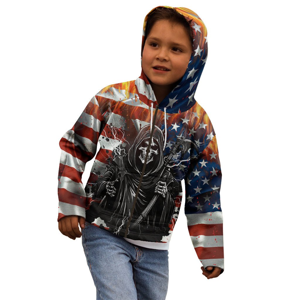 America Live It Love it Or Get the Hell Out Kid Hoodie TS04 - The Mazicc - Hoodie - Toddler 2T - Multicolor