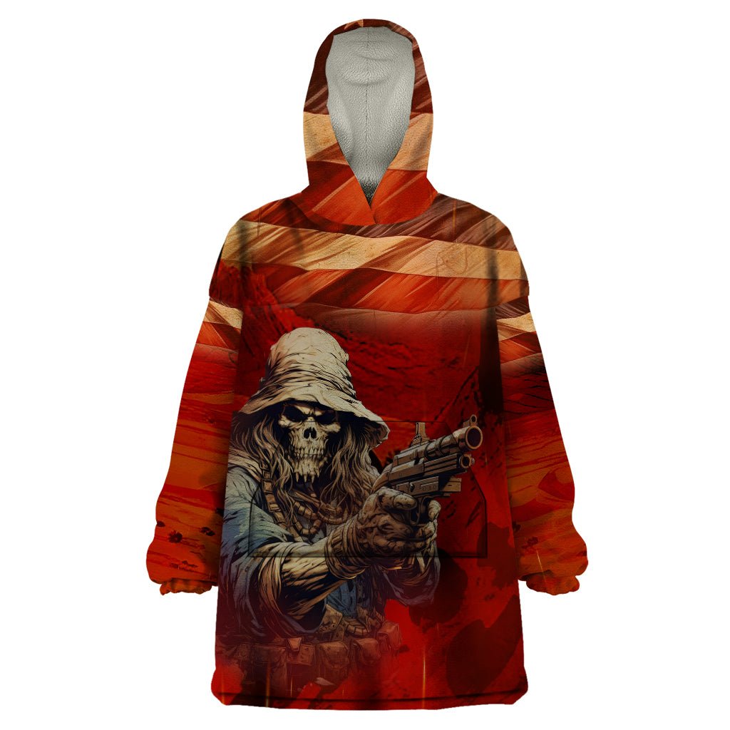 America Live It - Love It Or Get The Hell Out Wearable Blanket Hoodie TS04 - The Mazicc - Adult - One Size - Multicolor
