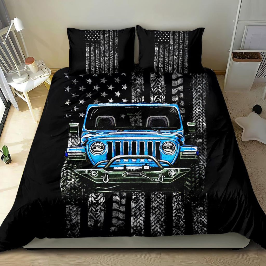 American Jeep Bedding Set Once Upon A Time I Was An Asshole JKD I Still Am DT01 - The Mazicc - US Twin - 172cm x 218cm - Black
