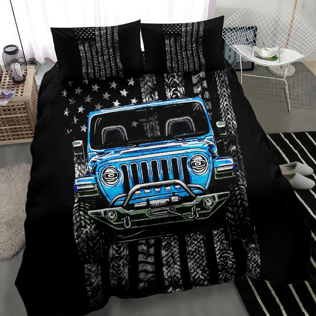 American Jeep Bedding Set Once Upon A Time I Was An Asshole JKD I Still Am DT01 - The Mazicc - US Twin - 172cm x 218cm - Black
