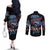 American Jeep Couples Matching Off The Shoulder Long Sleeve Dress and Long Sleeve Button Shirt Jeep Girls Like It Dirty DT01 - The Mazicc - S - S - Black