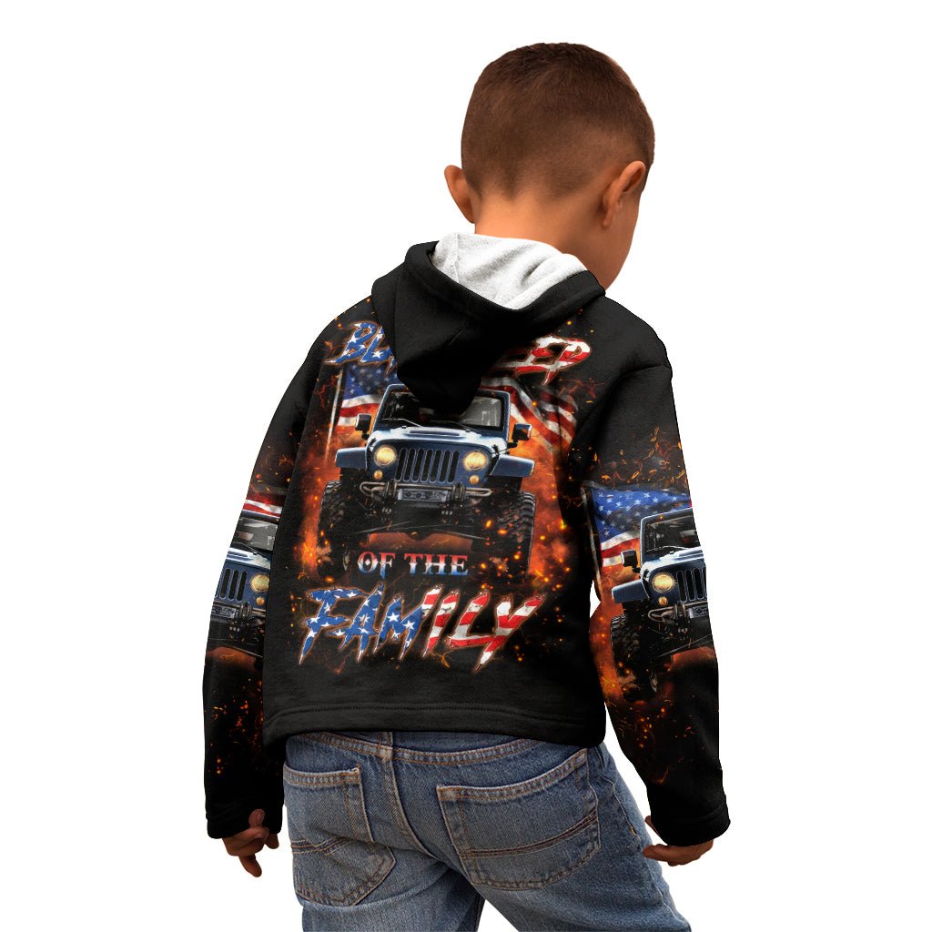 American Jeep Kid Hoodie I'm The Black Jeep Of The Family DT01 - The Mazicc - Zip Hoodie - Toddler 2T - Black
