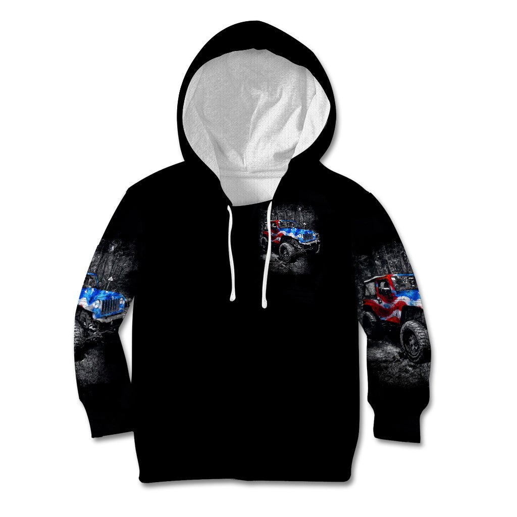 American Jeep Kid Hoodie Jeep Girls Like It Dirty DT01 - The Mazicc - Hoodie - Toddler 2T - Black