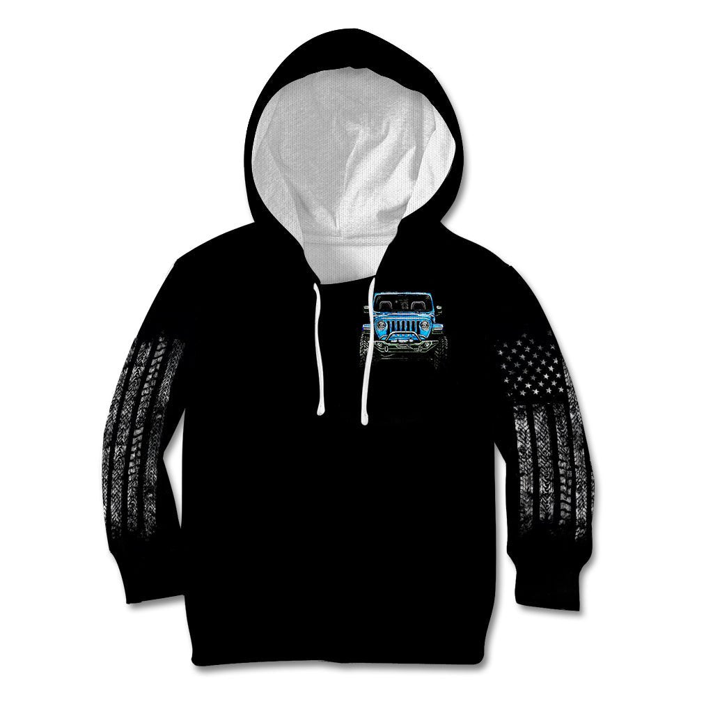 American Jeep Kid Hoodie Once Upon A Time I Was An Asshole JKD I Still Am DT01 - The Mazicc - Hoodie - Toddler 2T - Black