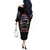 American Jeep Off The Shoulder Long Sleeve Dress Never Underestimate An Old Man With A Jeep DT01 - The Mazicc - Women - S - Black