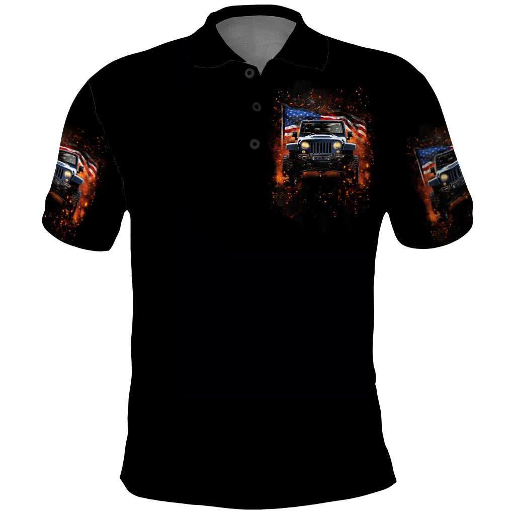 American Jeep Polo Shirt I'm The Black Jeep Of The Family DT01 - The Mazicc - Adult - S - Black