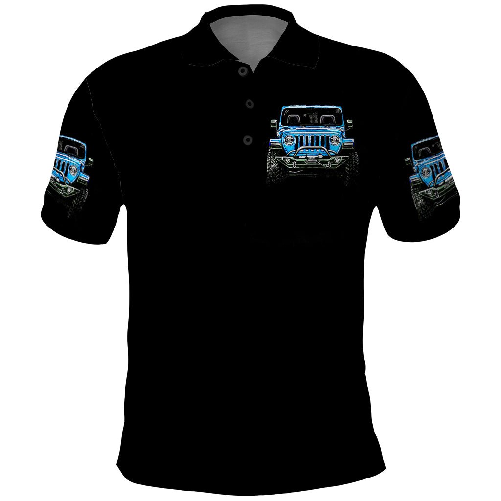 American Jeep Polo Shirt Once Upon A Time I Was An Asshole JKD I Still Am DT01 - The Mazicc - Adult - S - Black