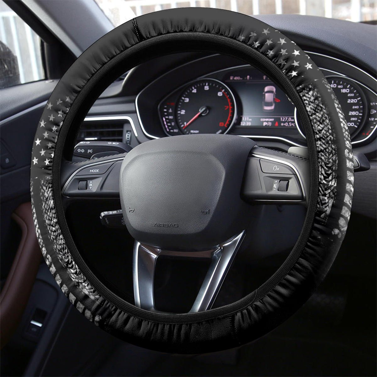 American Jeep Steering Wheel Cover Once Upon A Time I Was An Asshole JKD I Still Am DT01 - The Mazicc - Universal Fit - Black -