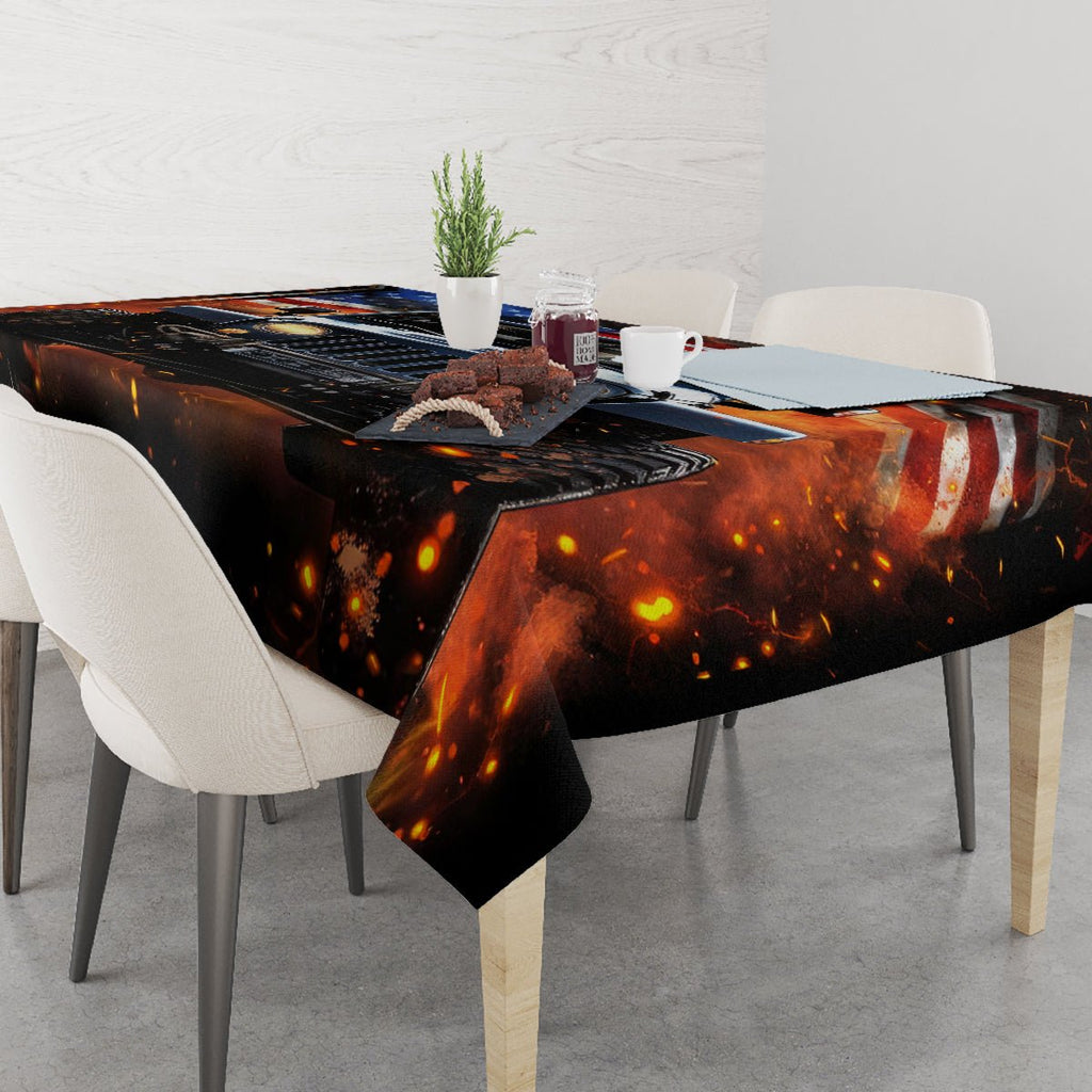 American Jeep Tablecloth I'm The Black Jeep Of The Family DT01 - The Mazicc - S - 90 x 90 cm - Black