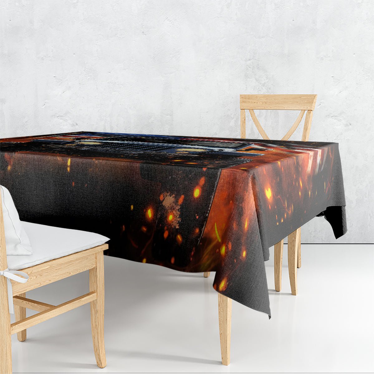 American Jeep Tablecloth I'm The Black Jeep Of The Family DT01 - The Mazicc - S - 90 x 90 cm - Black