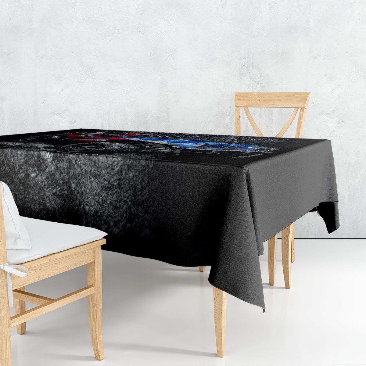 American Jeep Tablecloth Jeep Girls Like It Dirty DT01 - The Mazicc - S - 90 x 90 cm - Black